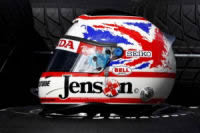 Jenson Button Silverstone 2008 helmet, Designed by fan's - Bell