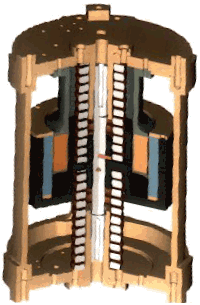 Cutaway of Renault mass damper