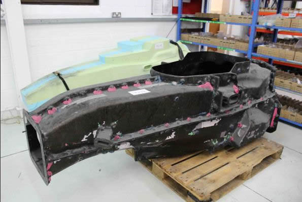 Caterham CT05 monocoque female mold