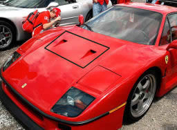 NACA duct on Ferrari F40