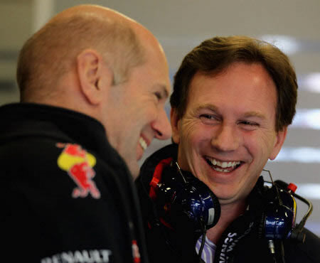 Newey and Horner at Red Bull