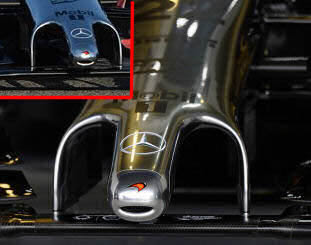 McLaren MP4-29 nose cone