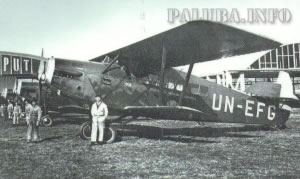 Avionska linija Zagreb Sušak 1930.