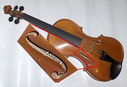 Franjo Kresnik, Violina