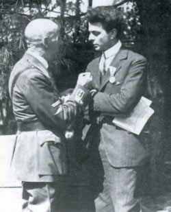 Léon Kochnitzky s Gabrieleom d'Annunziom