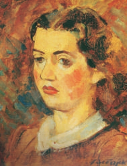 Vilim Svečnjak: Portret Božene Vilhar, 1935