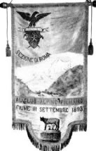 Zastava Riječkog alpinističkog kluba (CAF - Club alpino fiumano)