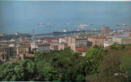 Pogled na Luku Rijeka 90-tih