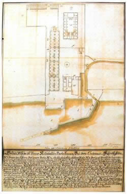 Nacrt izgradnje Lazareta 1720