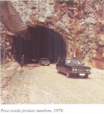 Prvi automobili kroz Tunel Učka