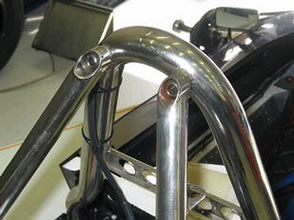 Yardley McLaren M23 roll bar