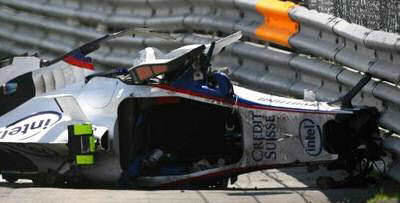 2007 Canadian Grand Prix Kubica crash