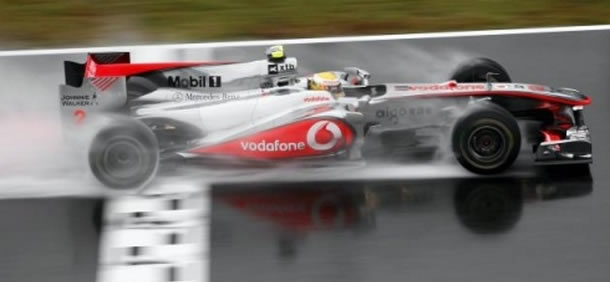 Wet setup in Formula 1