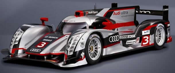 shark fin on  Audi R18 - tailfin