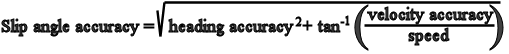Slip angle formula