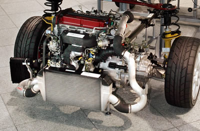 turbo_system_mitsubishi_lancer_evolution_IX_intercooler