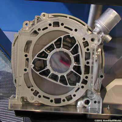 Housing of wankel Mazda RX-7 engine