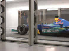 Formula 1 wind tunnel testing