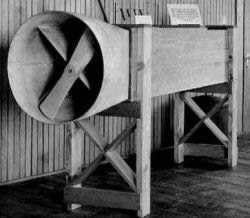 Replica of Wright brothers wind tunnel 