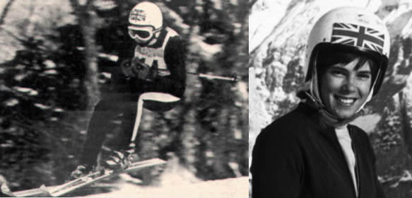Divina Galica 1972 downhill in Sapporo Olympic games